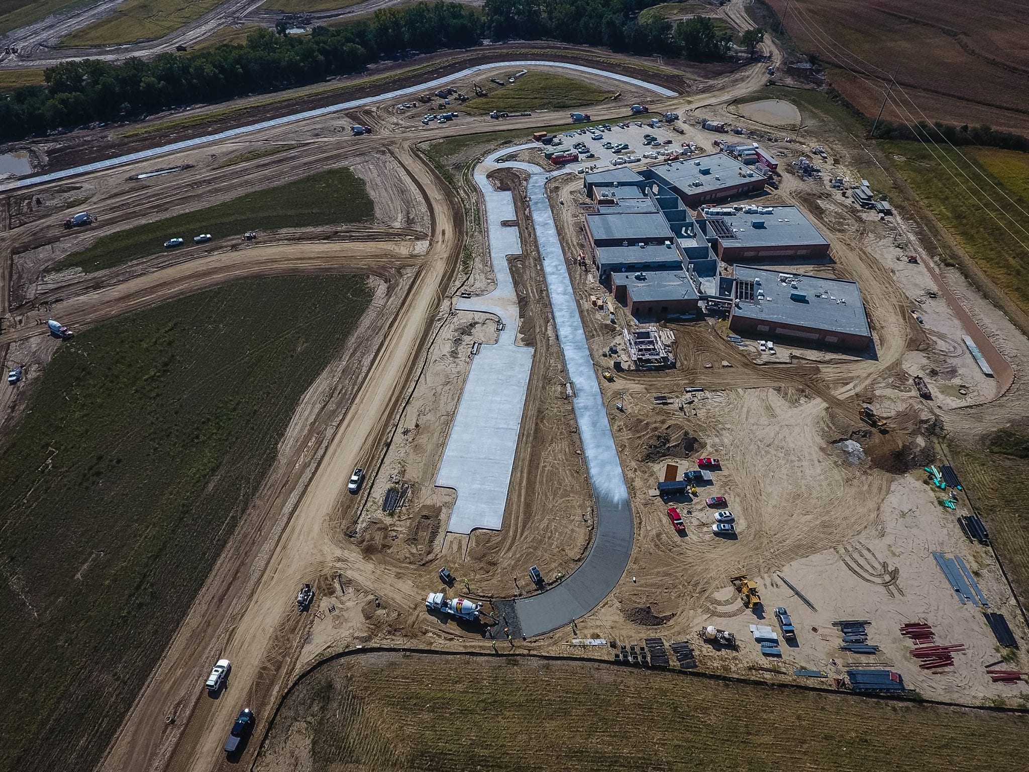 Concrete Site Work in Omaha Commercial concrete contractors Omaha NE